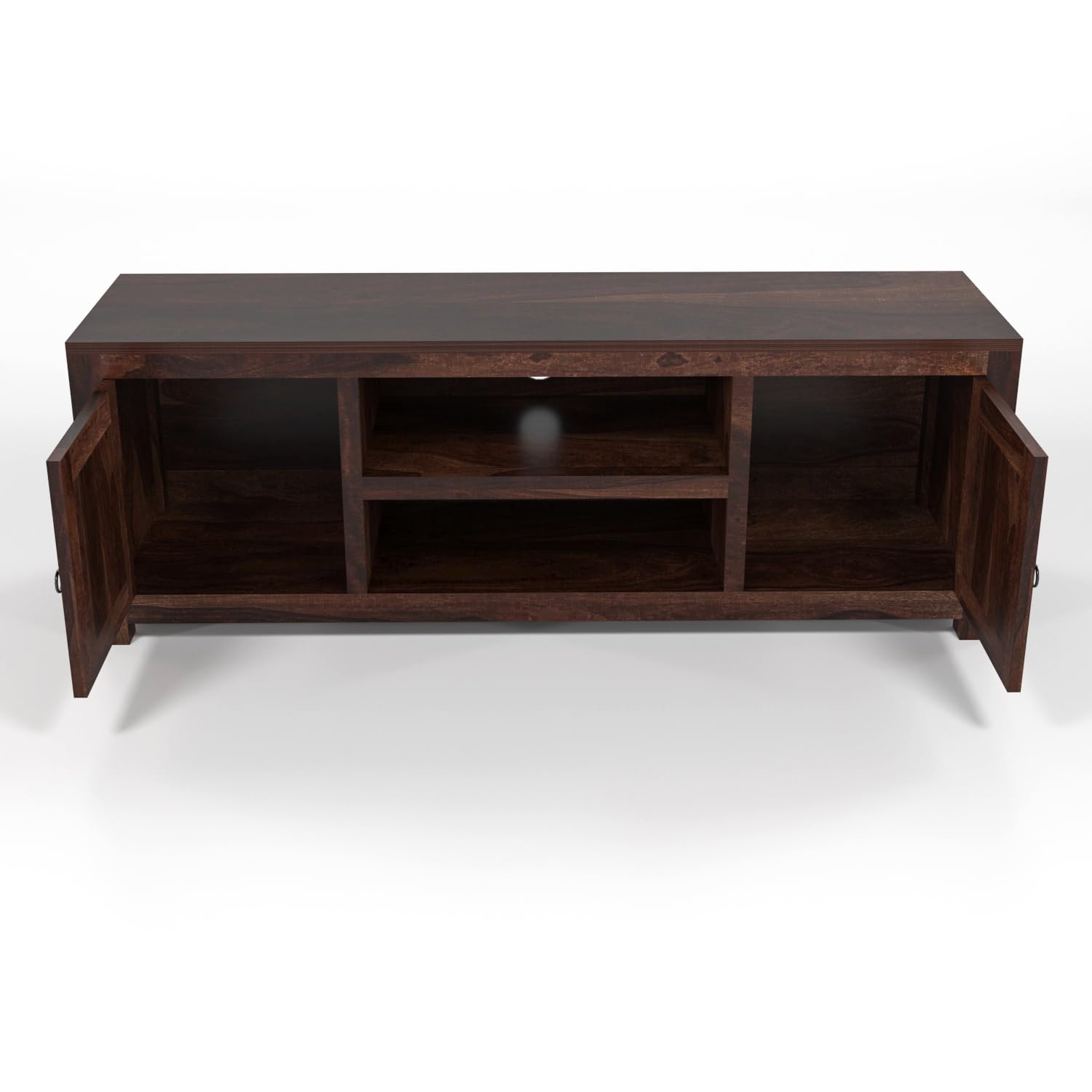 Omira Solid Sheesham Wood Entertainment TV Unit - Image 3