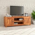 Omira Solid Sheesham Wood Entertainment TV Unit